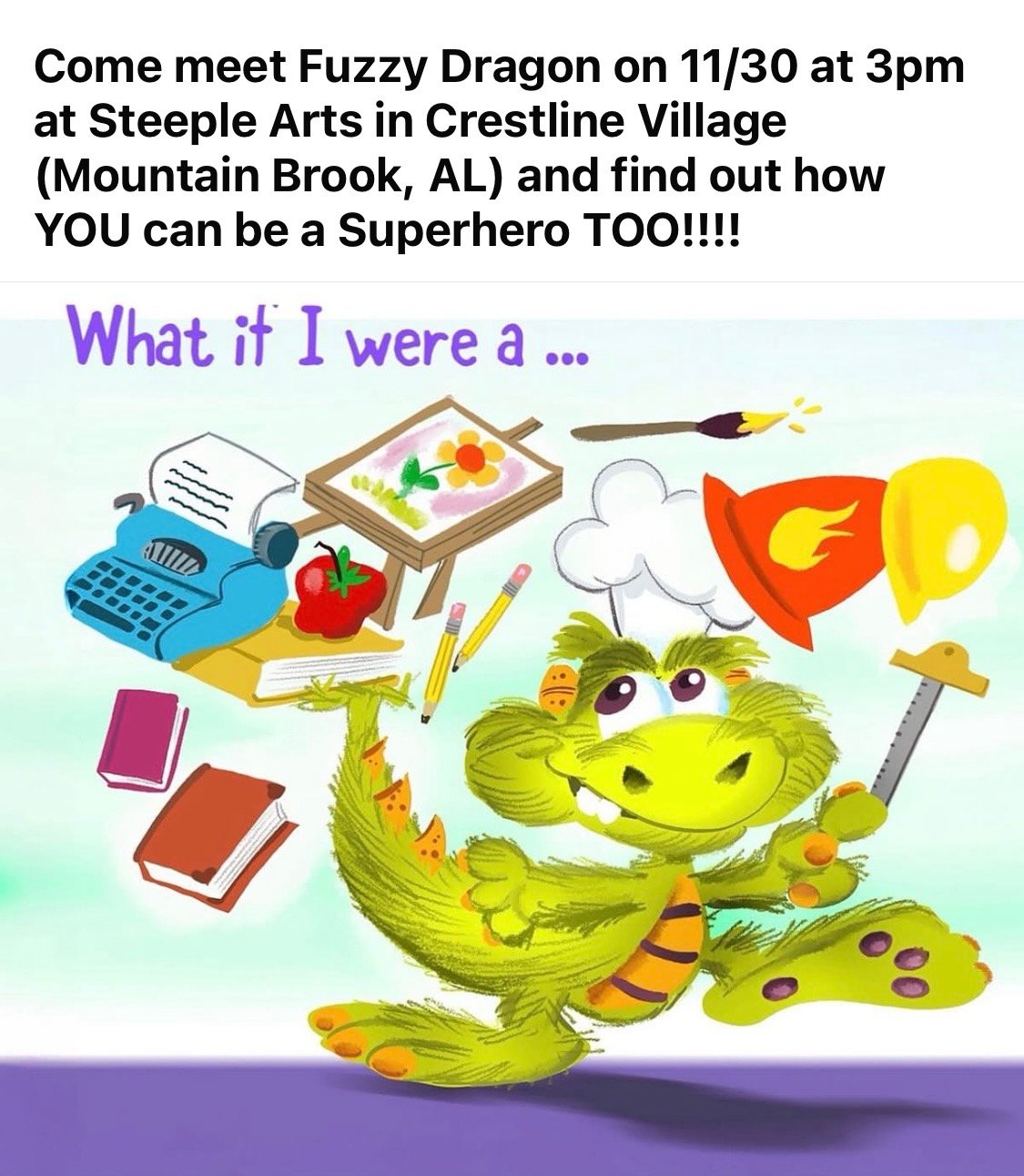 Fuzzy Dragon Steeple Arts Event